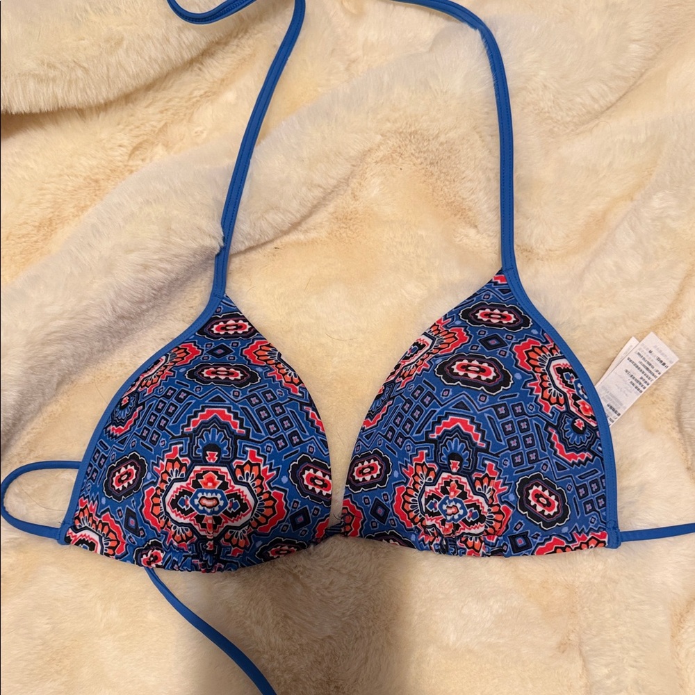 Hollister Blue Bikini Top